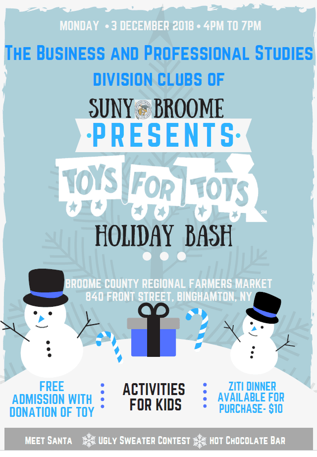 BPS Division to hold Toys for Tots Holiday Bash on Dec. 3