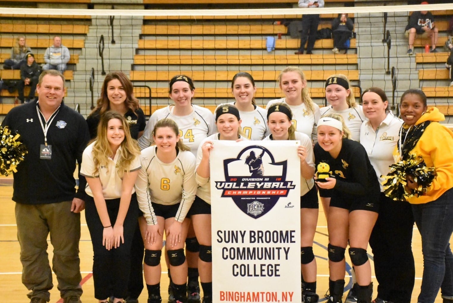 Hornet power! Celebrate SUNY Broome success on the court this Friday