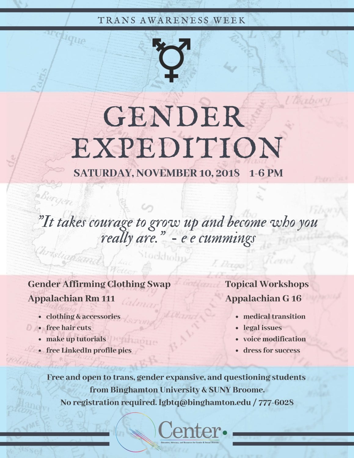 In the Community: Gender Expedition on Nov. 10