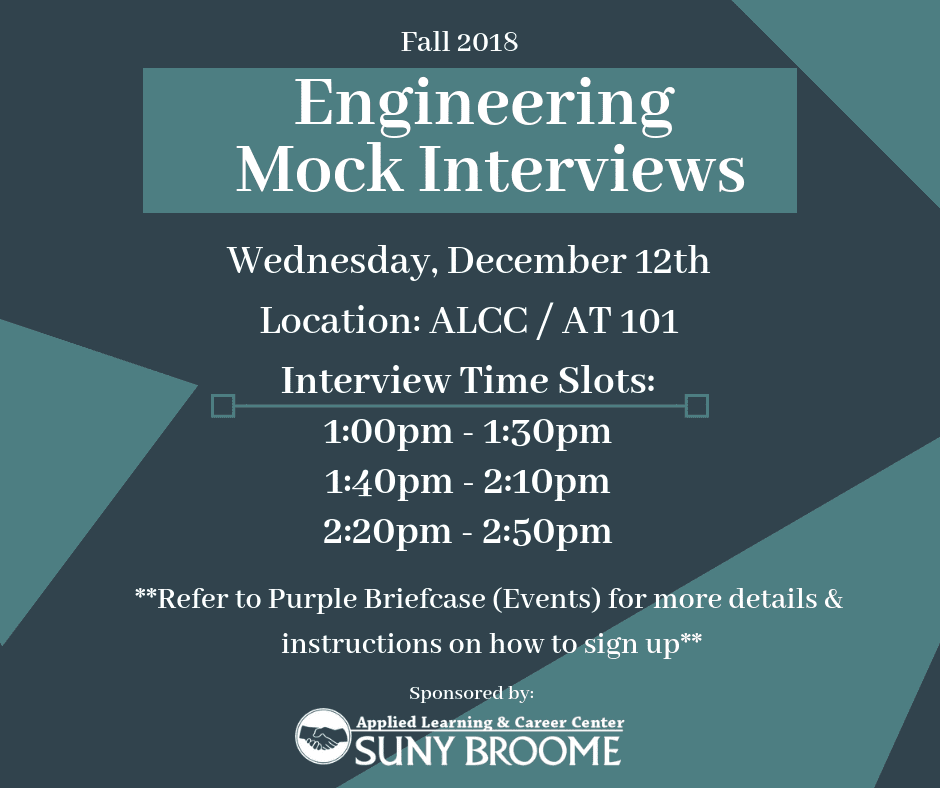 Sign-ups open for Engineering Mock Interview event on Dec 12