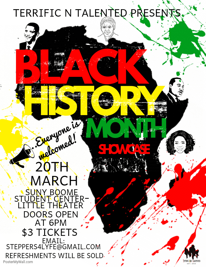 Terrific N Talented to presents Black History Month Showcase on March