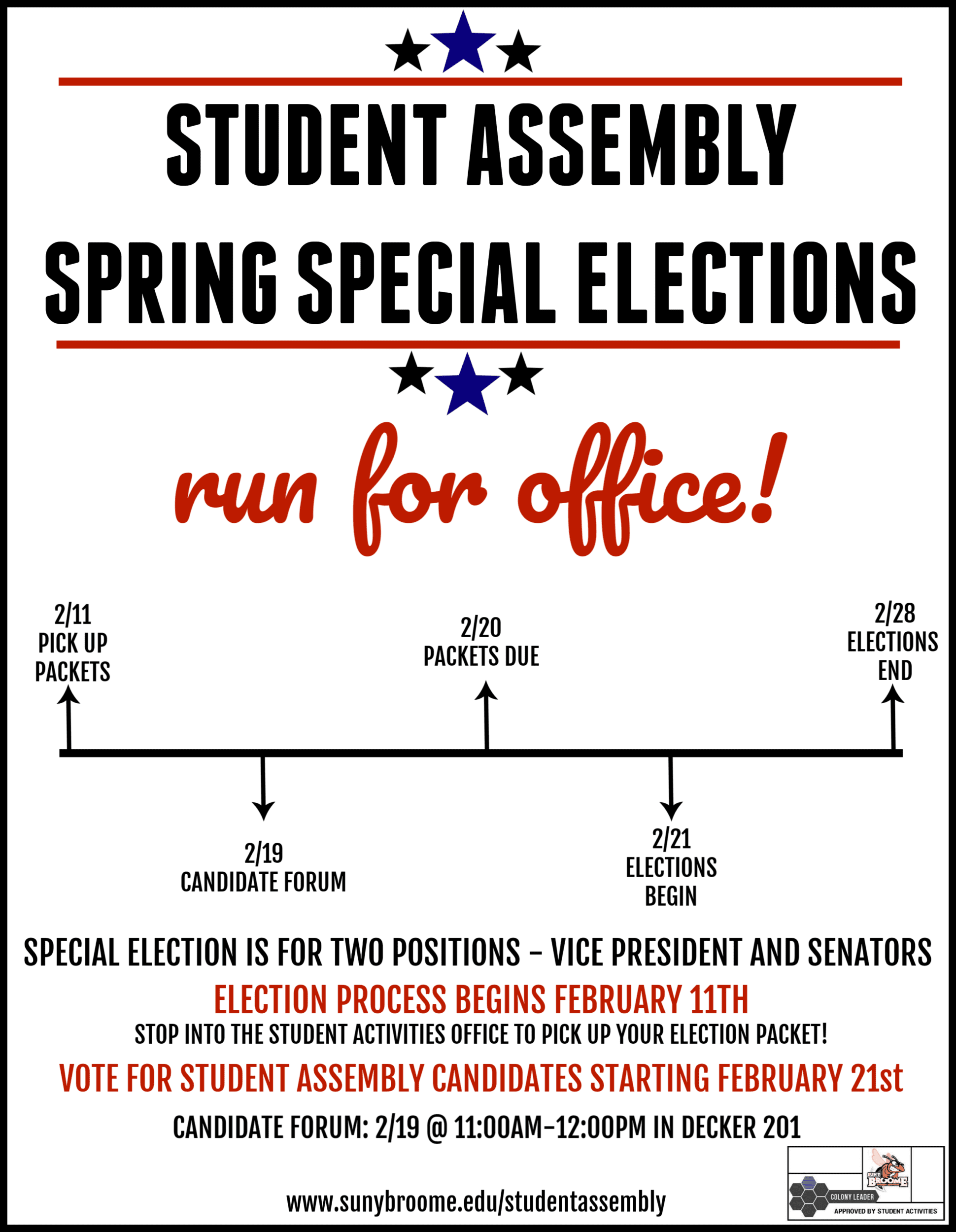 Get involved: Run — and vote — in the Student Assembly elections