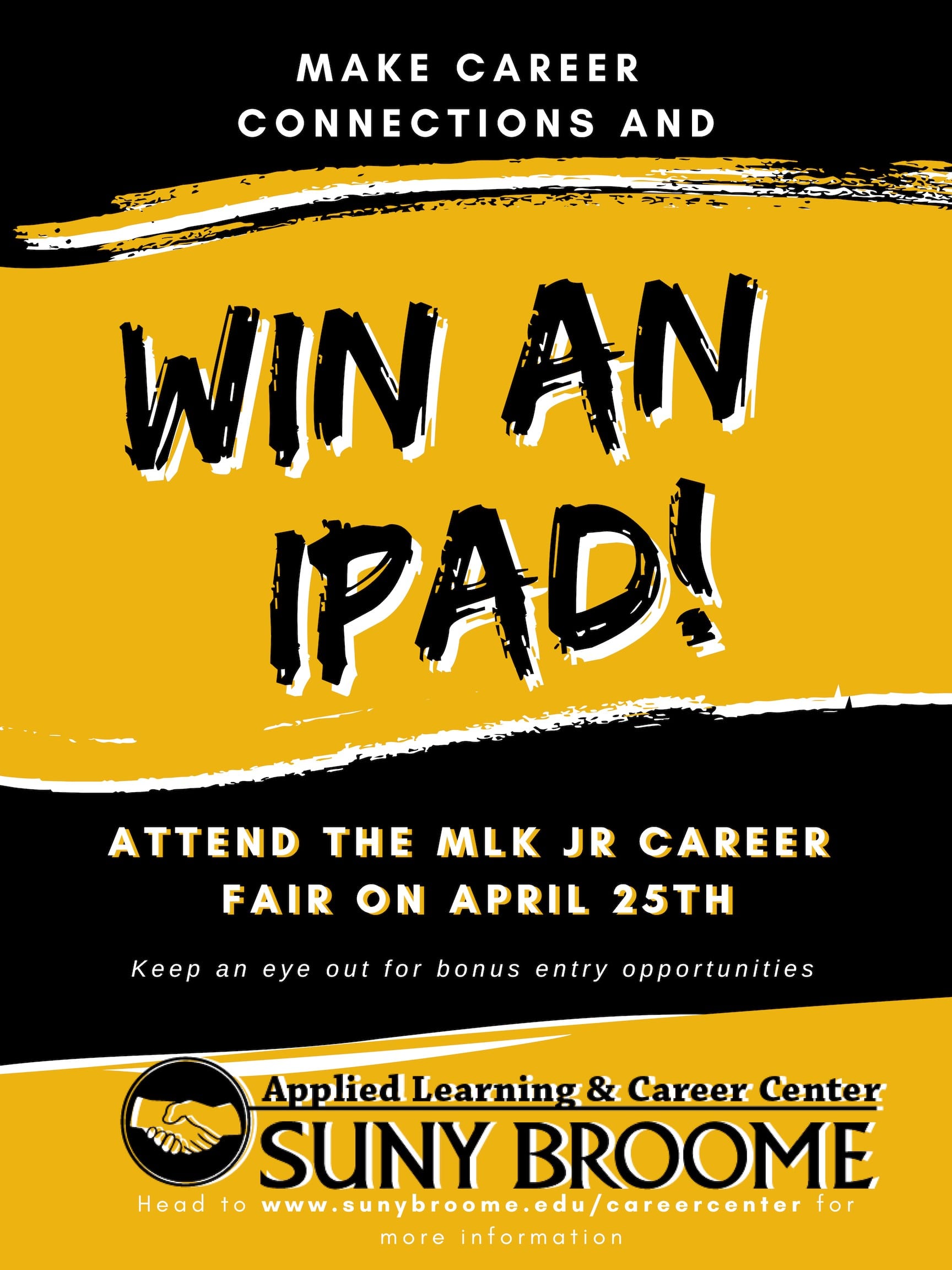 Make career connections and win an iPad!