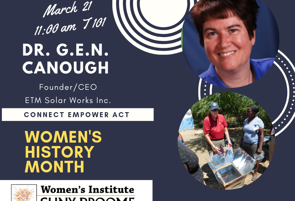 March 21 Guest Speaker: What Persistence Looks Like by Dr. G.E.N. Canough