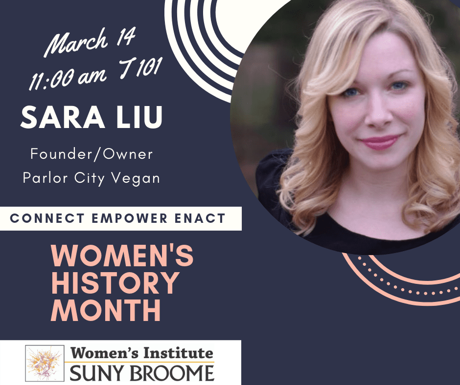 Women’s History Month Series: Sara Liu of Parlor City Vegan