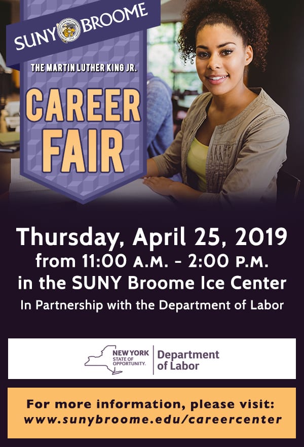 Flyer for 2019 MLK Career Fair