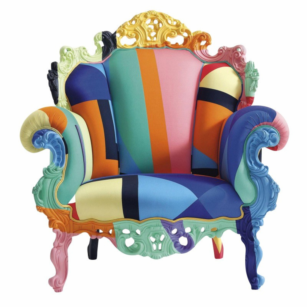 A colorful chair