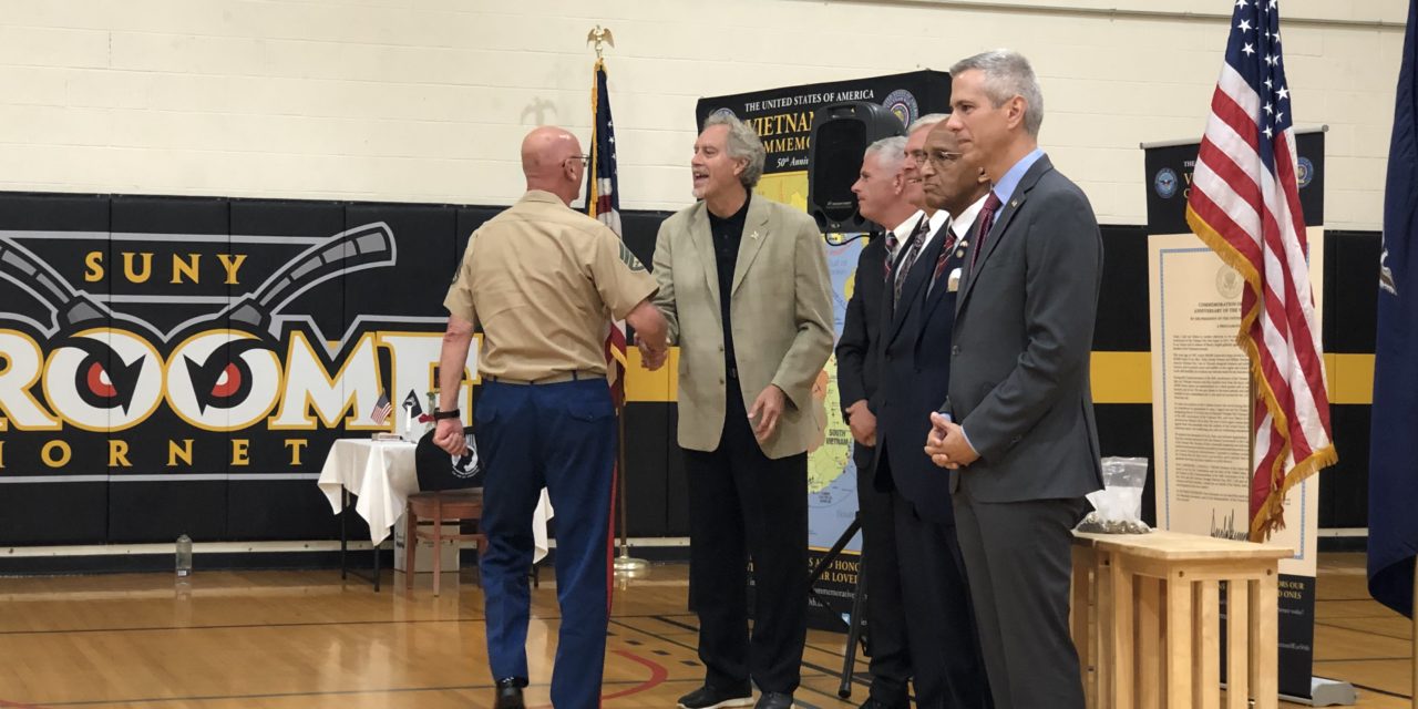 A belated homecoming: Campus ceremony honors Vietnam veterans