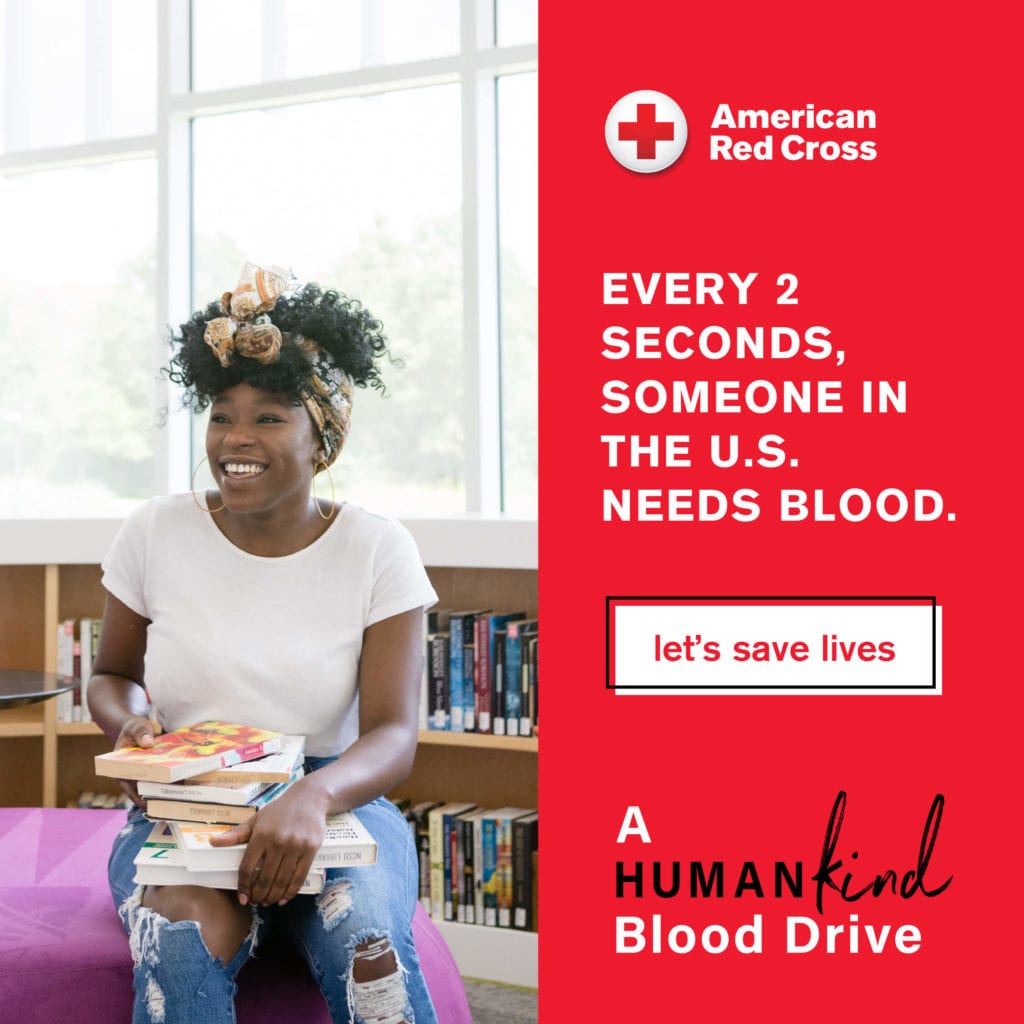Every 2 seconds, someone in the U.S. needs blood
