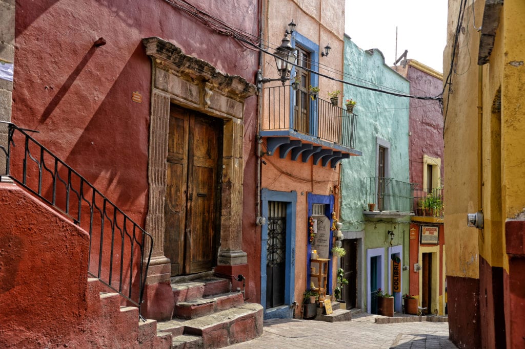 A historic district in  Mexico