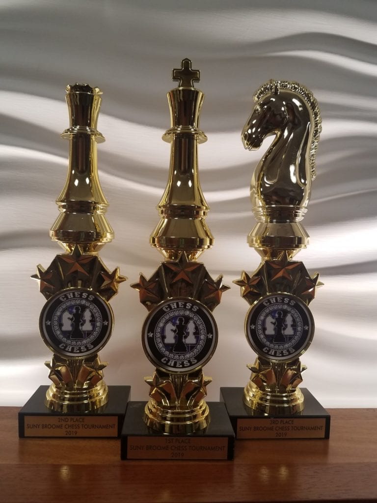 The trophies are in for our Nov. 6 chess tournament!