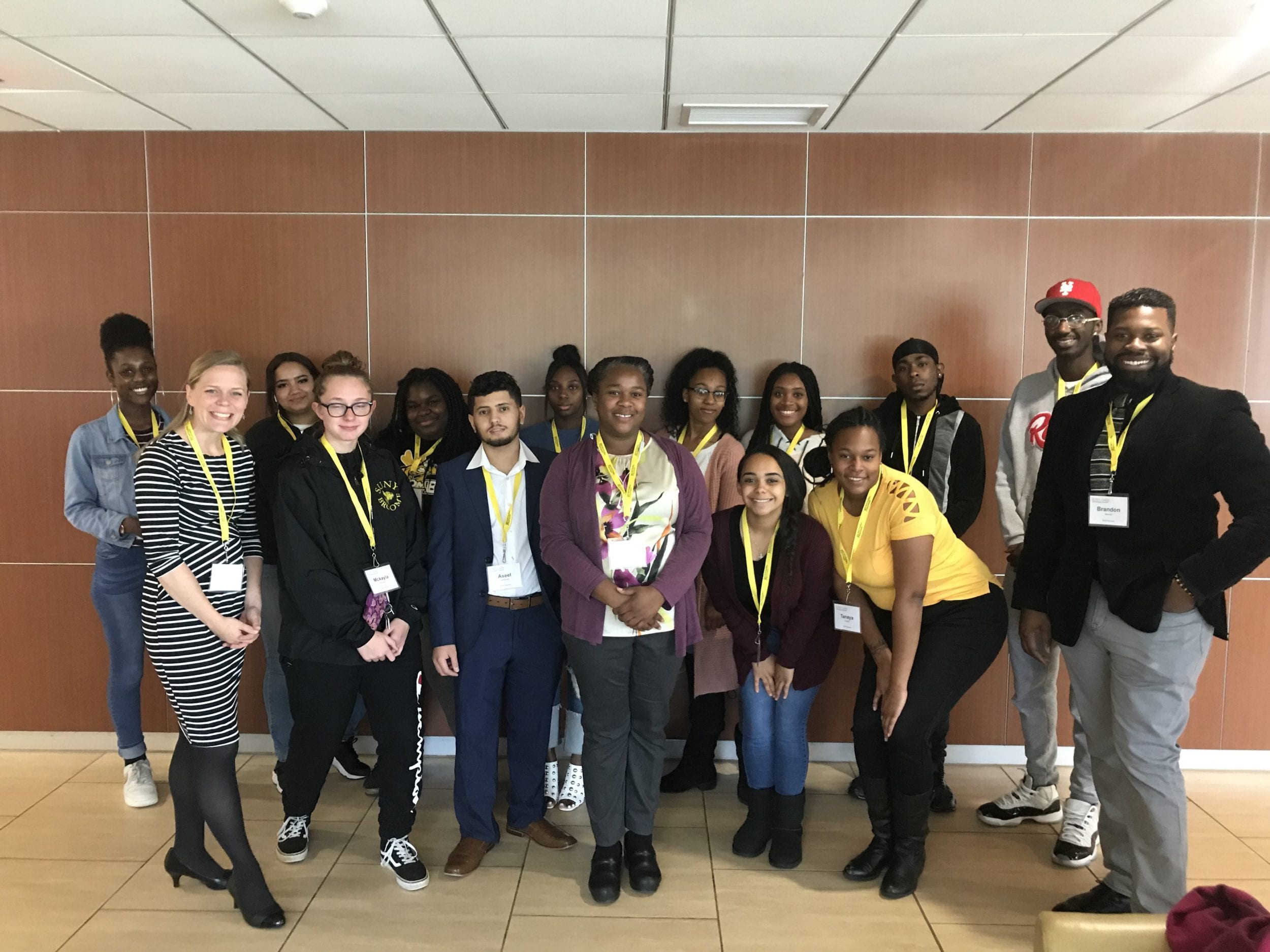 A group of 13 SUNY Broome students headed to SUNY Delhi on Oct. 4 to attend the 2019 Equity Summit.