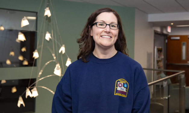 Lifelong learner: Amanda earns a degree in Homeland Security a class at a time