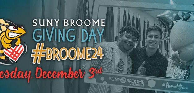 Make your gift, day or night! SUNY Broome’s 24 Hours of Giving is Dec. 3