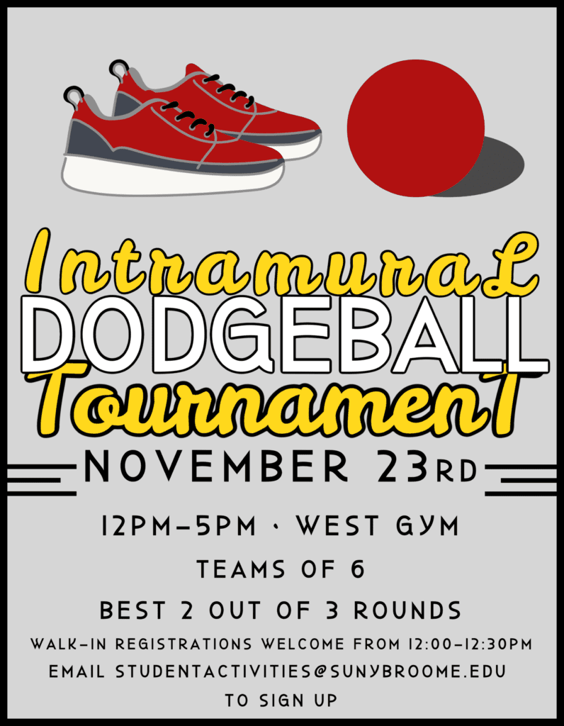 Intramural Dodgeball Tournament on Nov. 23