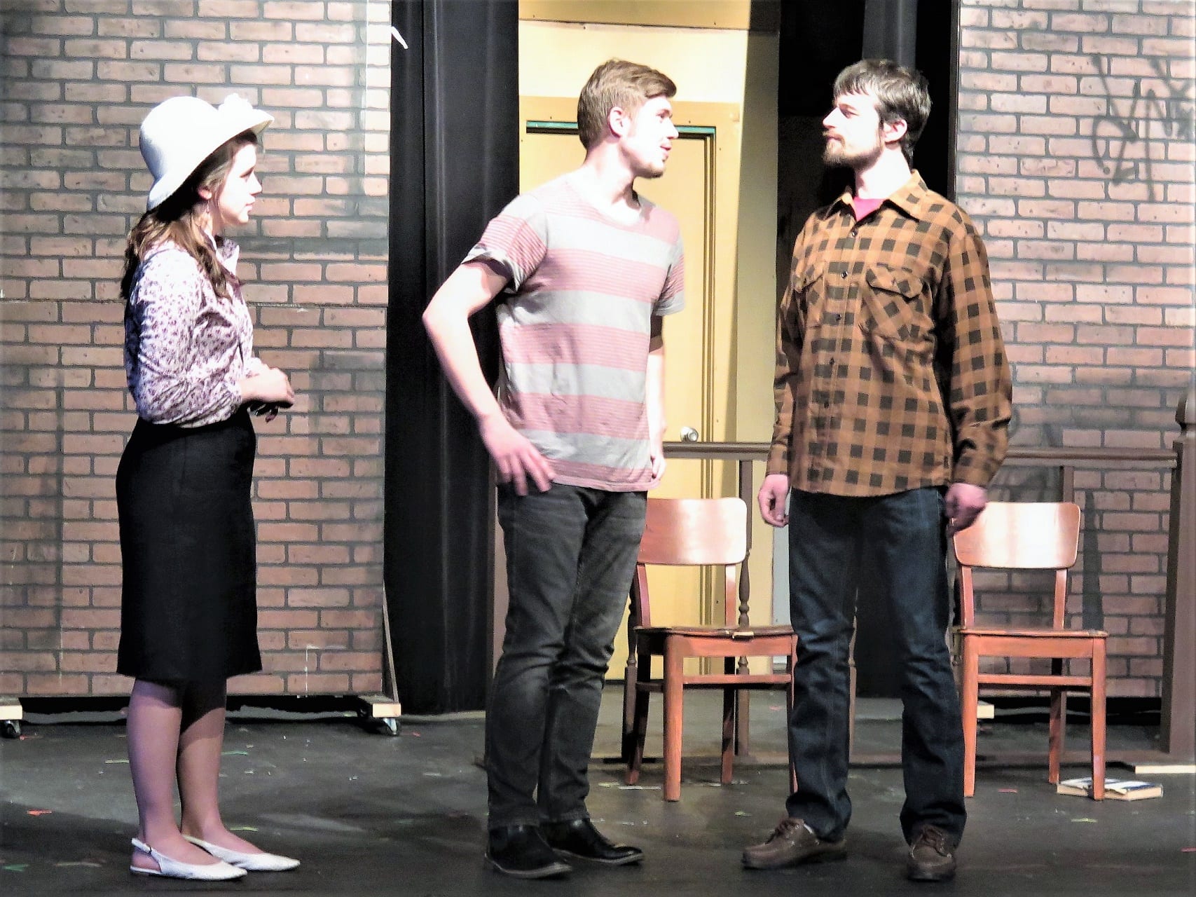 SUNY Broome Theater students rehearse 'Look Homeward, Angel'