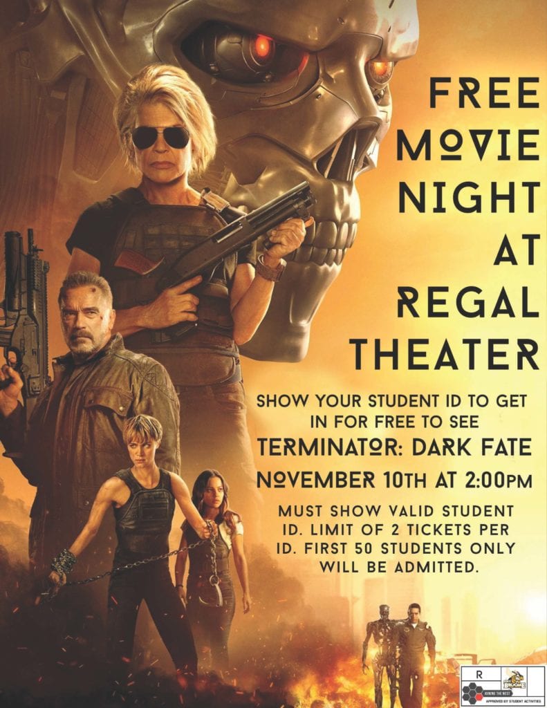 SUNY Sunday at Regal: See the latest 'Terminator'
