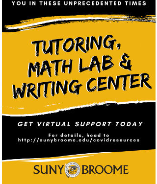 The Math Lab, Writing Center and Tutoring are here to help you with online learning! Get Virtual Support Today