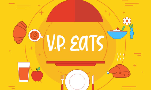Surprising students with a home-cooked meal: Dr. Carol begins the VP EATS Series!