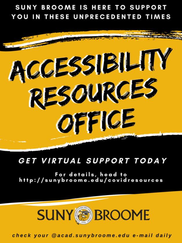 The Accessibility Resources Office is here to help with online learning! Get virtual support today