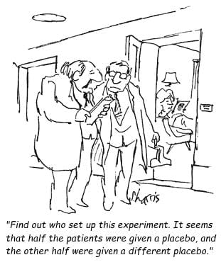 Math Cartoon: Find out who set up this experiment.