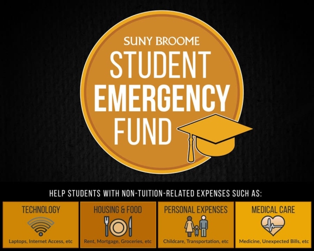 Over $100,000 Raised for the  SUNY Broome Student Emergency Fund
