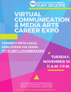 Communications and Media Arts and BIT Career Expo | The Buzz