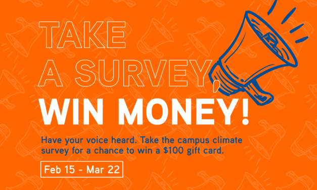 Complete the SUNY Sexual Violence Prevalence Survey, 2/15-3/22. Chance to win a gift card!