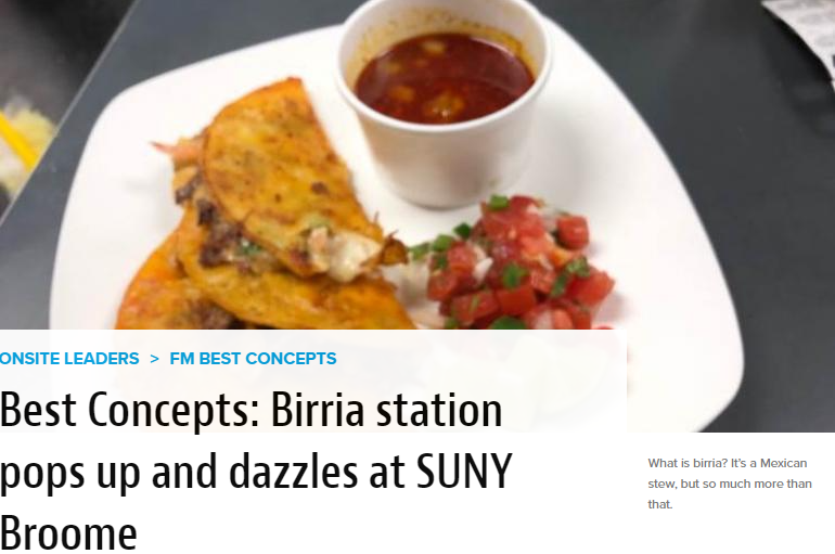 Best Concepts: Birria station pops up and dazzles at SUNY Broome