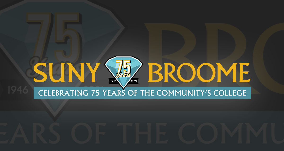 Add the SUNY Broome 75th Anniversary Logo To Your Signature