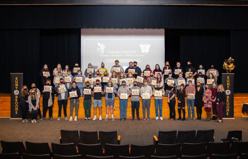 SUNY Broome Admits Windsor Central High School’s Full Class of 2022!