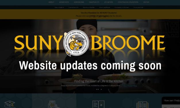 Updates to SUNY Broome website theme coming soon