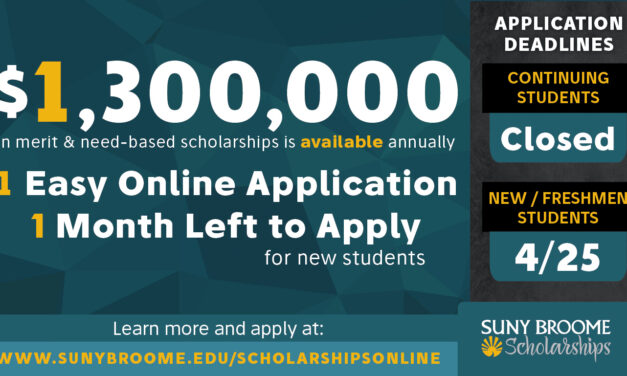 Freshmen, there’s only one more month to apply for scholarships!