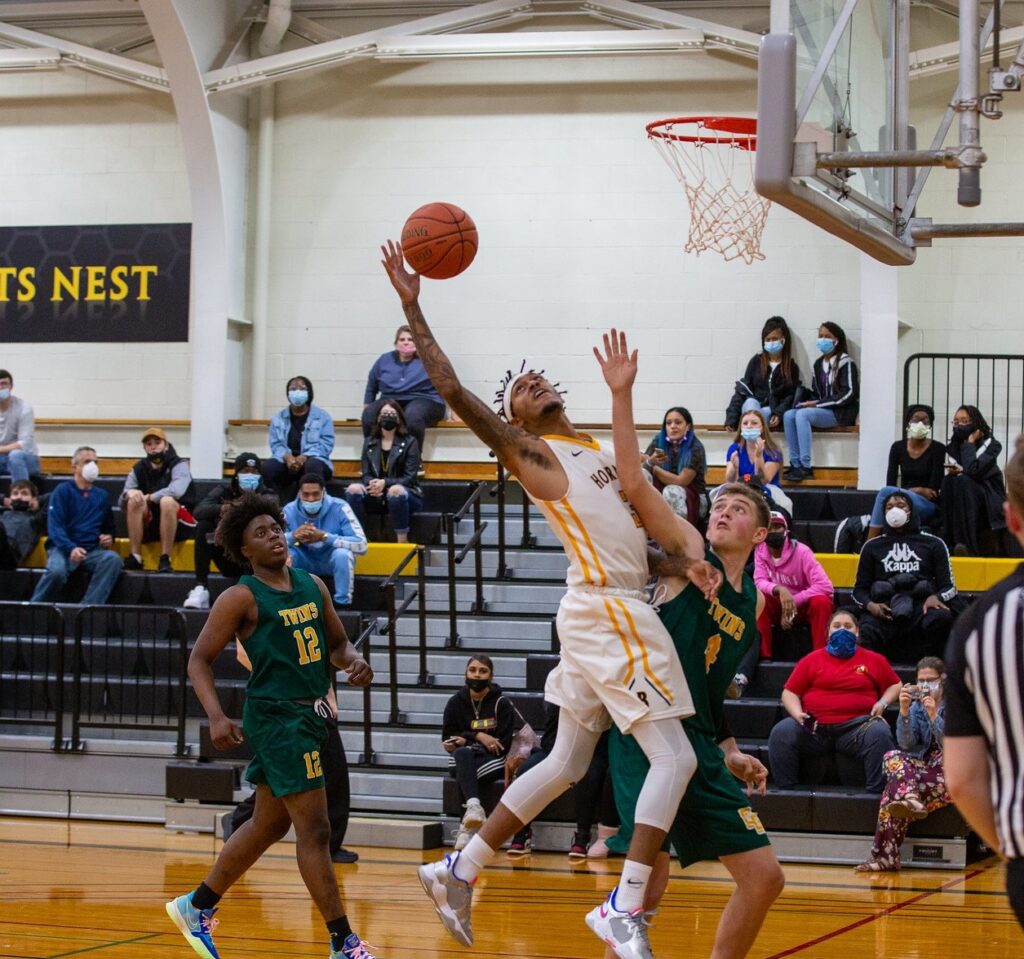 SUNY Broome Men's Basketball in action