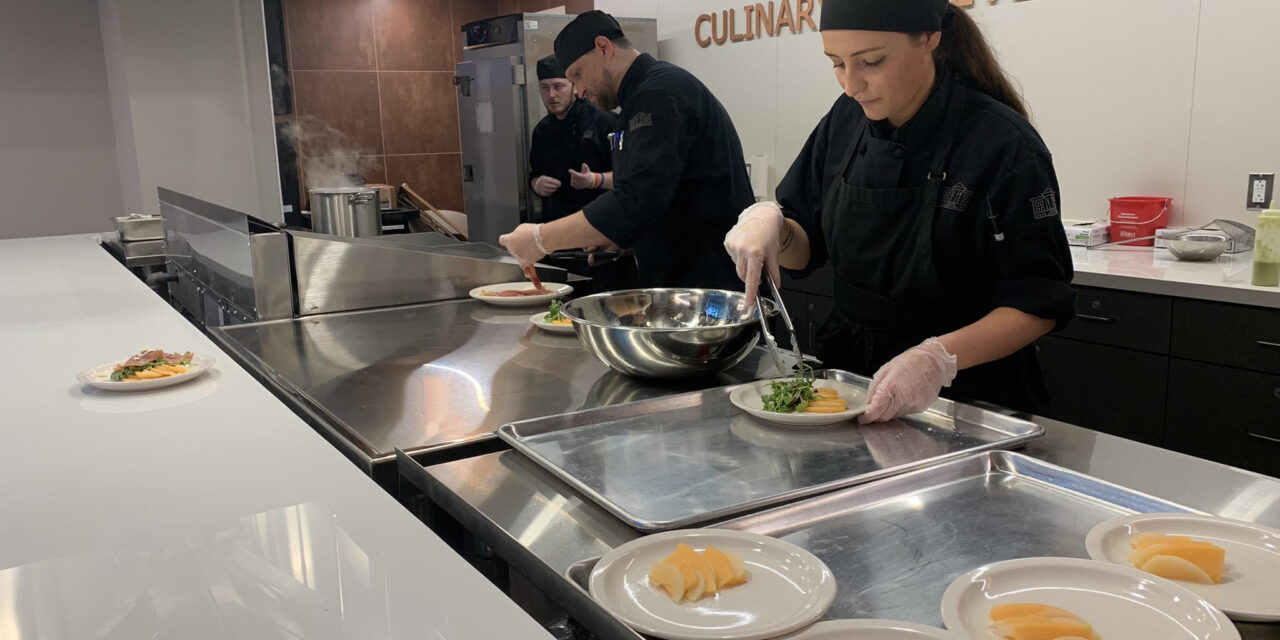 Culinary Arts Students Host Chef’s Table for Family and Friends