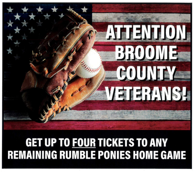 Free Rumble Pony tickets to Veterans