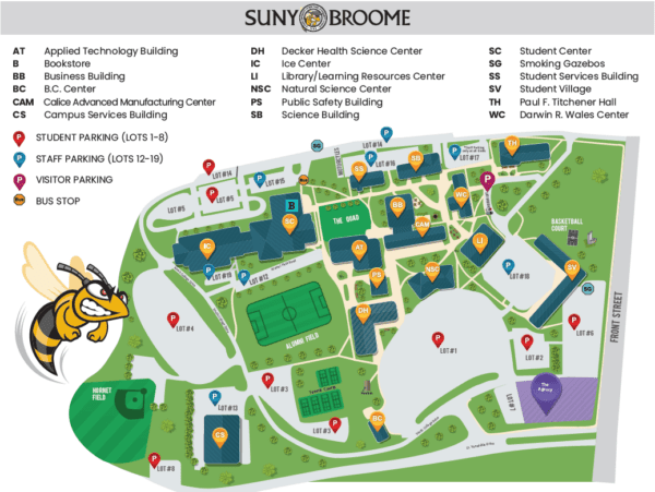 SUNY Broome Campus Map