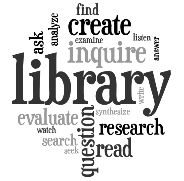 SUNY Broome LIbrary: Find Create Examine Inquire Ask Analyze Answer Research Read Question Watch Seek