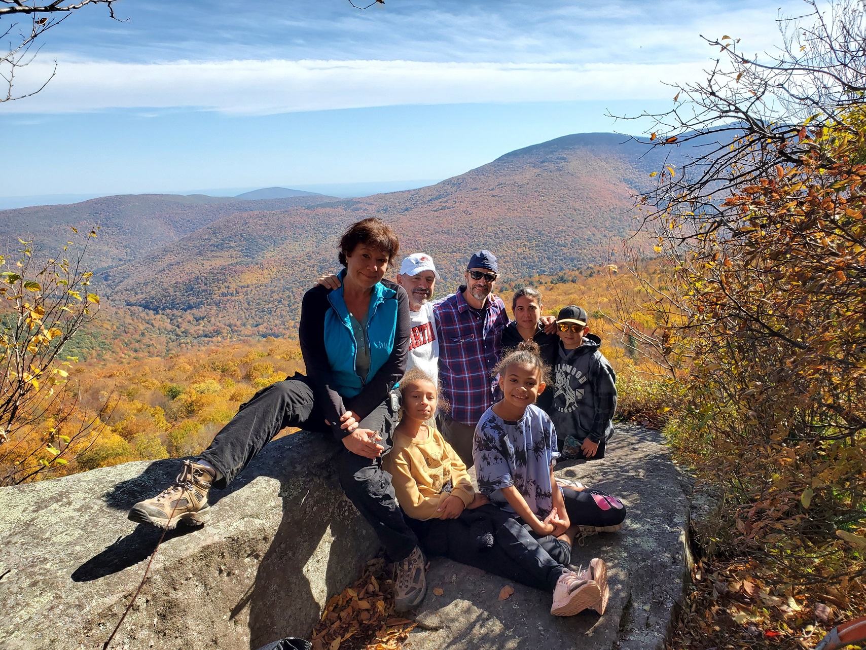 SUNY Broome faculty and staff embarked on a spooktacular holiday hike in the Catskills