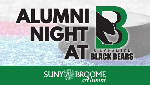 Feb. 24: Alumni Night at the Binghamton Black Bears