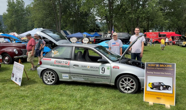 SUNY Broome Electric Car Wins at Spiedie Fest