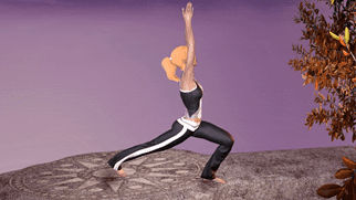 Woman in a Yoga pose