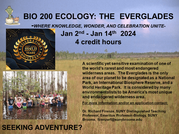 Where Knowledge, Wonder, and Celebration Unite: BIO 200 Ecology: The Everglades