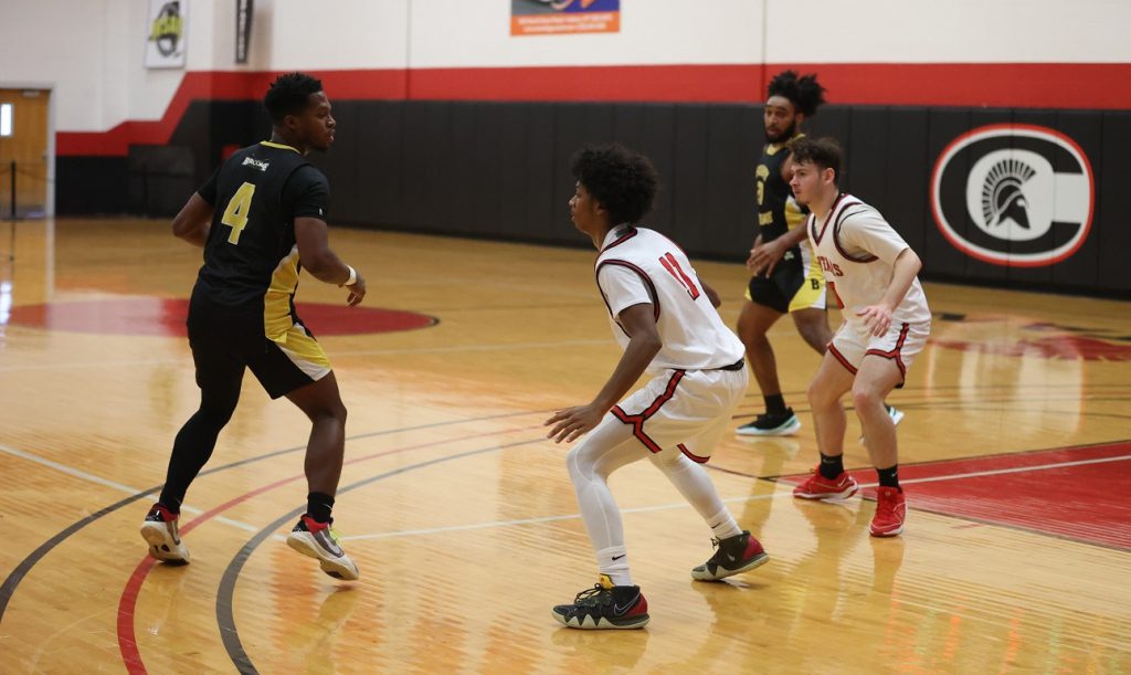 SUNY Broome men's basketball team visited the Panthers of Tompkins Cortland CC