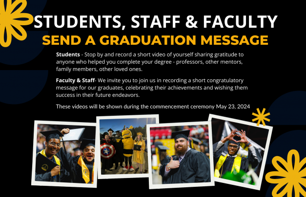 Apr. 25: Record a Congratulations Video for the 2024 Graduates!