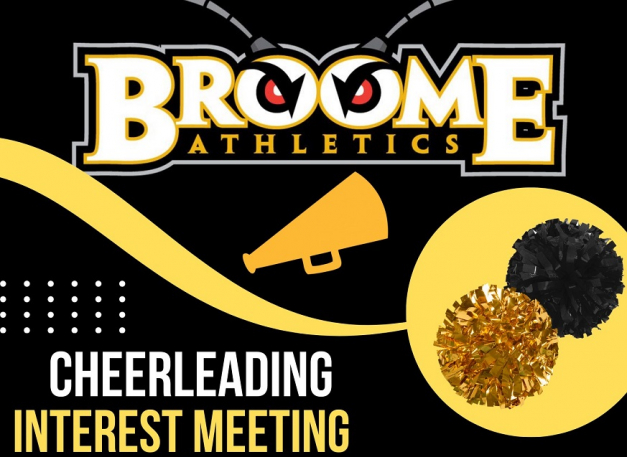 May 9: Competitive Cheerleading Program Interest Meeting