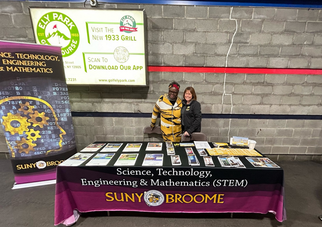 SUNY Broome STEM division tabling event