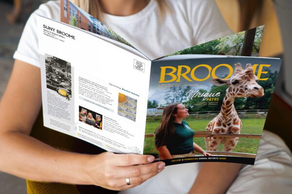 This BROOME edition features the stories of four remarkable alumni. They found wild careers among giraffes, penguins, pocket pets, and reptiles in zoos, veterinarian offices, and labs.