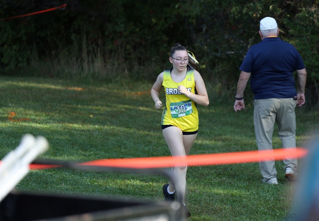 Amber Neumuth will represent the women's cross country team in the Mid-State Athletic Conference Championship