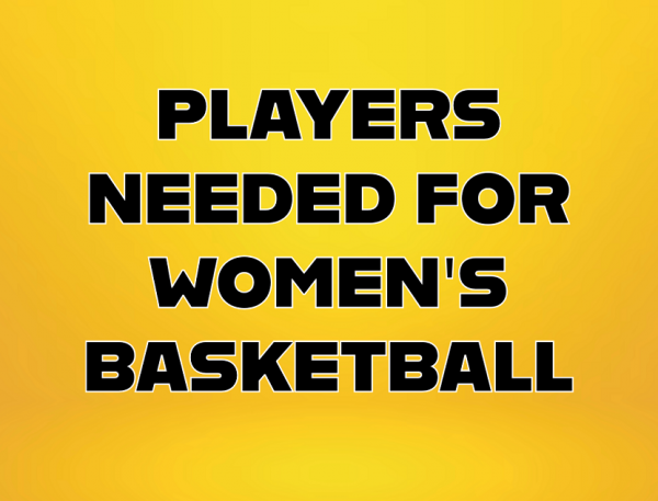 Players needed for Women's Basketball